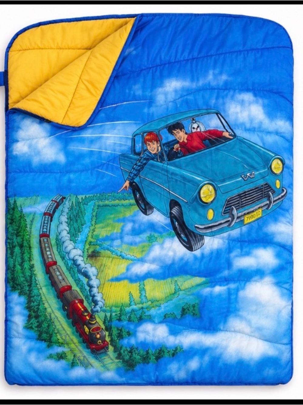 Harry Potter & Ron Weasley Flying Car Sleeping Bag for kids